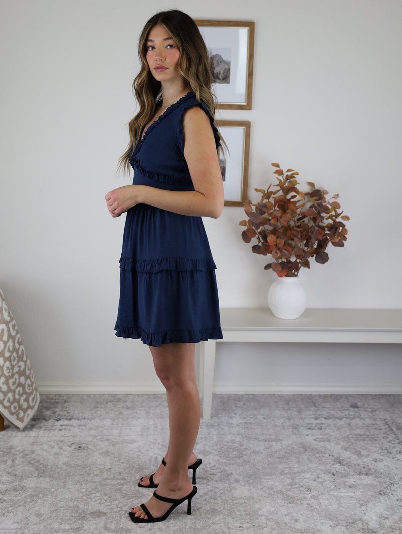 Lyla Mini Dress - Navy