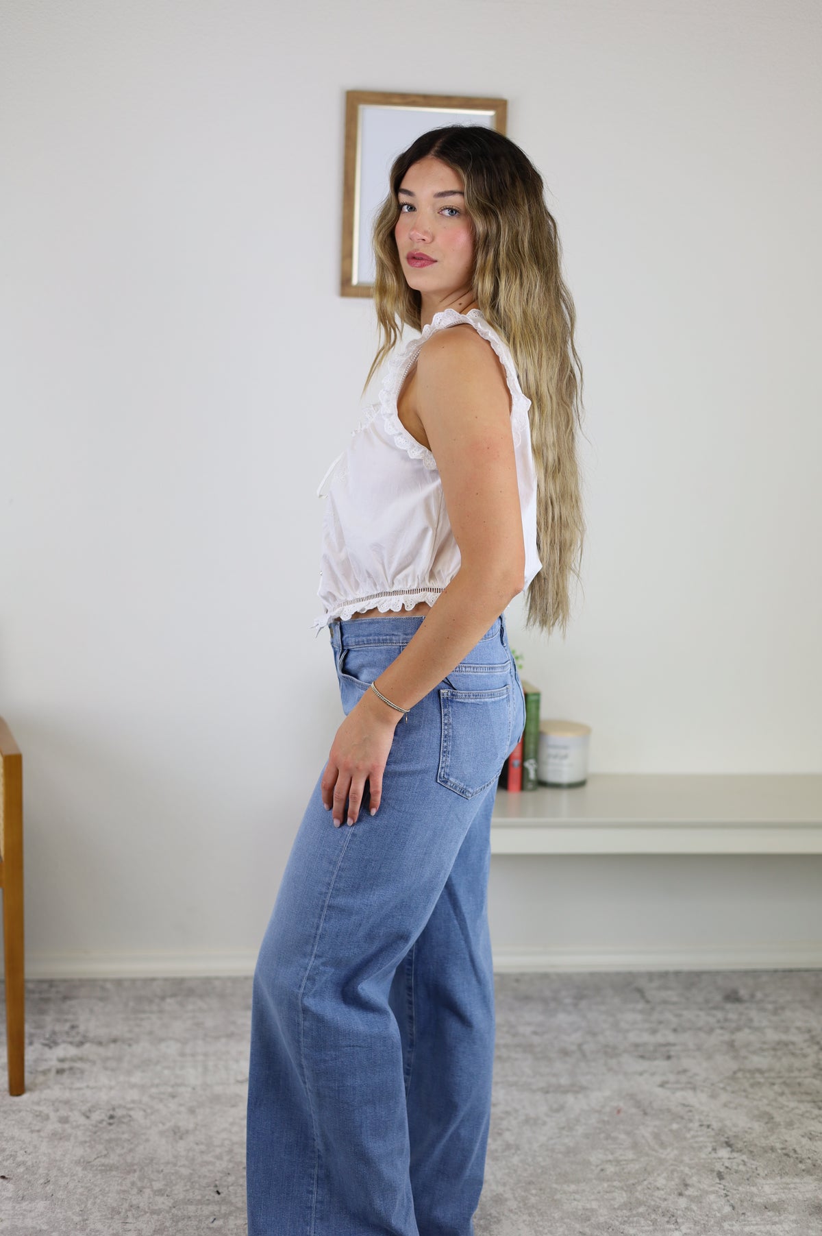 Sophie Embroidered Cotton Top