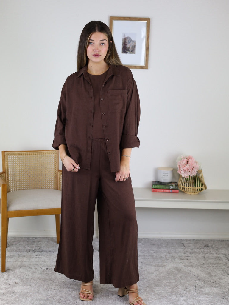 Alphie Button Up Top