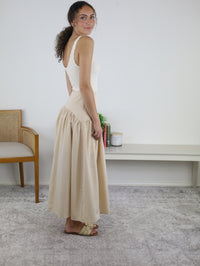 Cassie Gingham Drop Waist Skirt