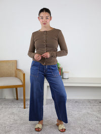 Brady High Rise Wide Leg Denim