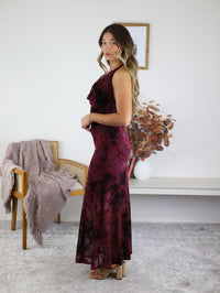 Take Me Away Halter Maxi Dress