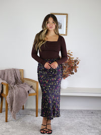 Sway Satin Maxi Skirt - Final Sale