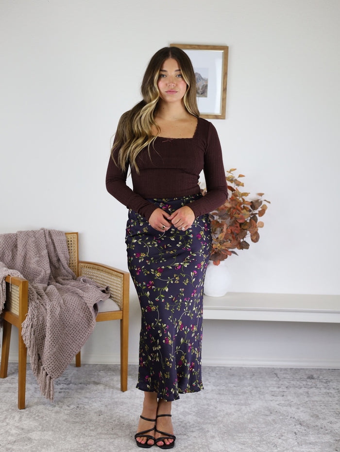 Sway Satin Maxi Skirt