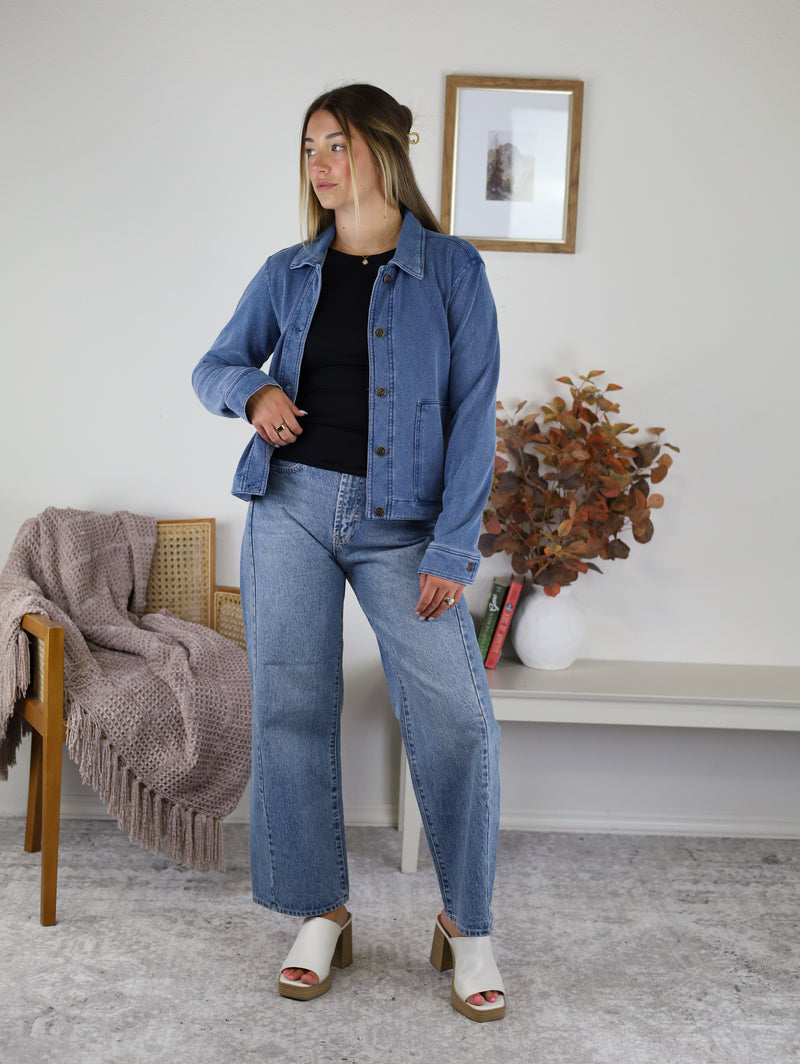 Z Supply - Daily Knit Denim Cardigan