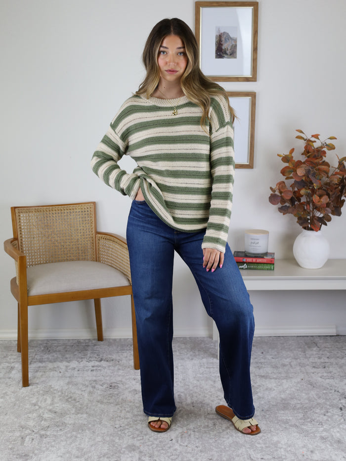 Ollie Chunky Striped Sweater