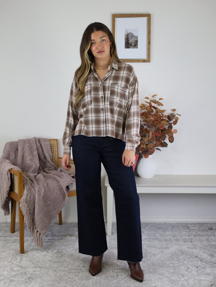 Ben Plaid Top - Final Sale