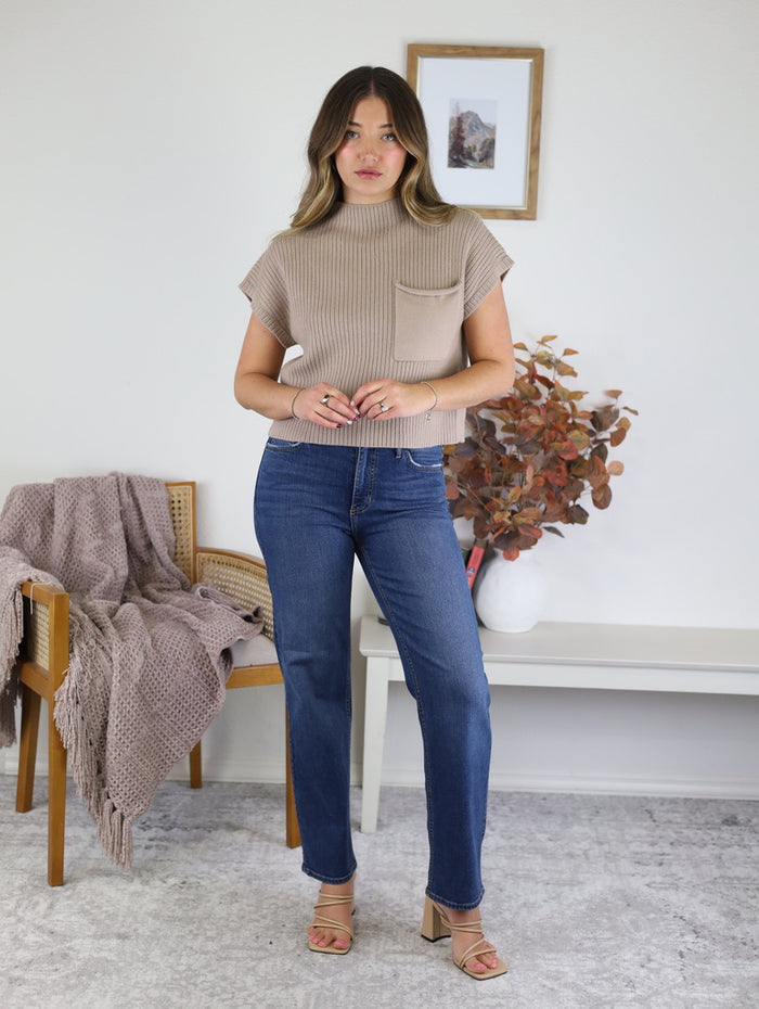Brandy Short Sleeve Sweater - Final Sale