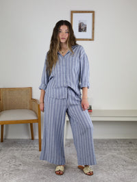 Z Supply - The Perfect Striped Pant - Indigo
