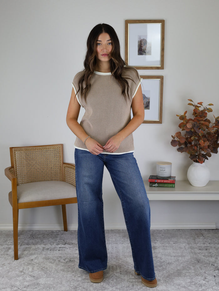 Noni Two Toned Sweater