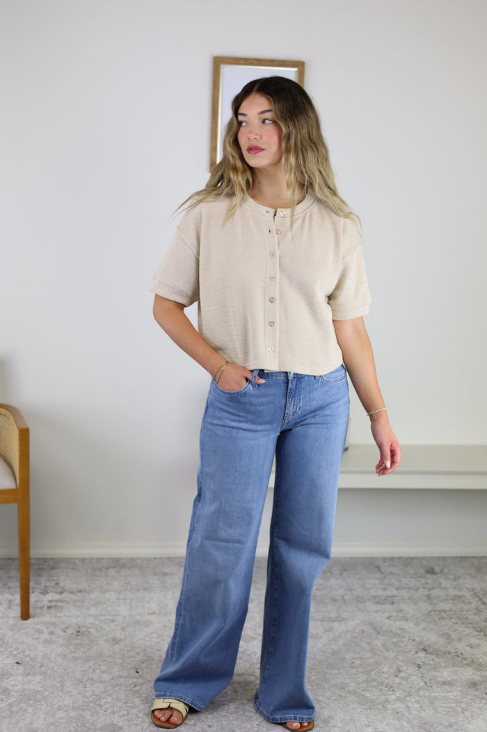 Rossi Textured Knit Top