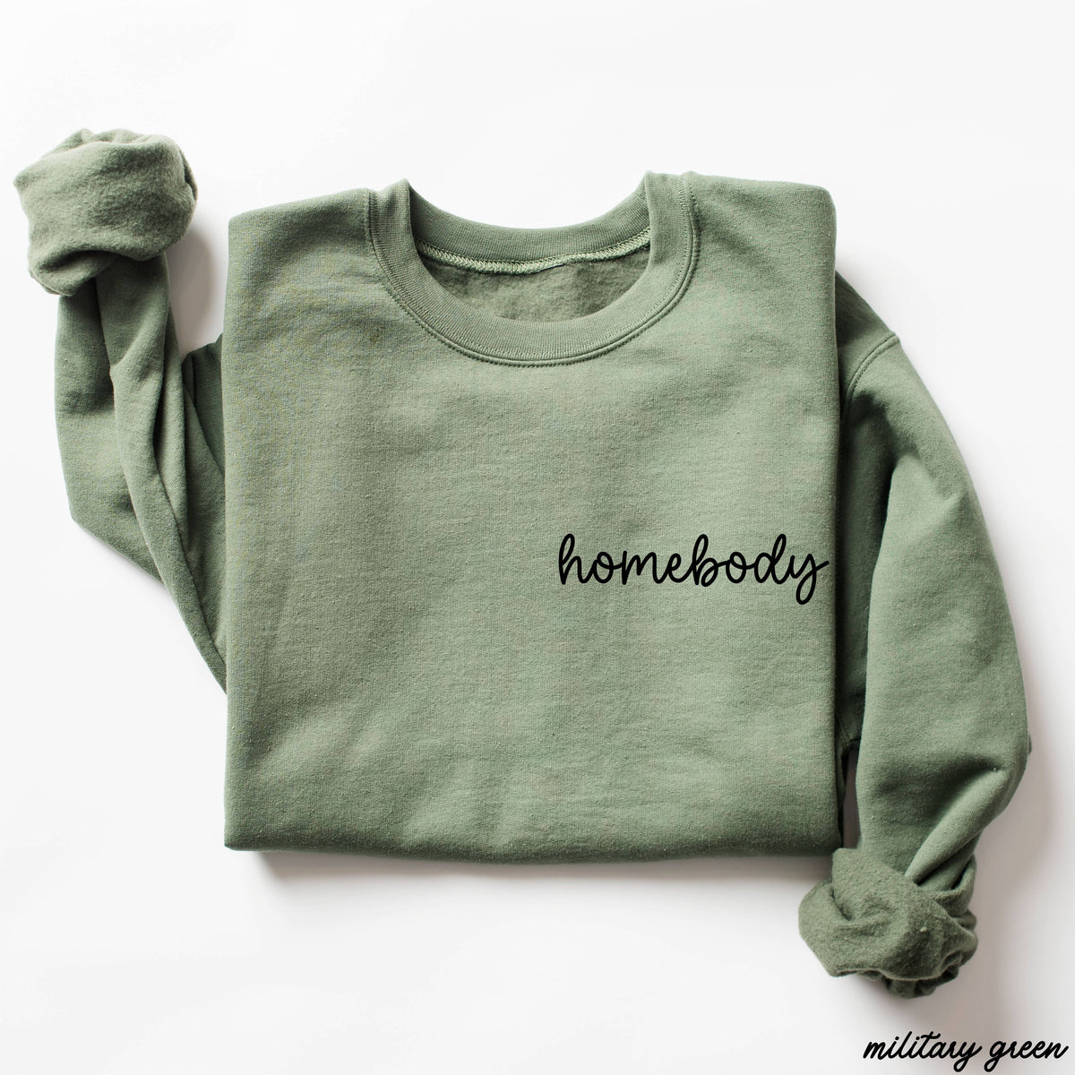 Chloe Vs Tank - Homebody Cursive Sweatshirt *6 Colors (S-3X): Large / Sand