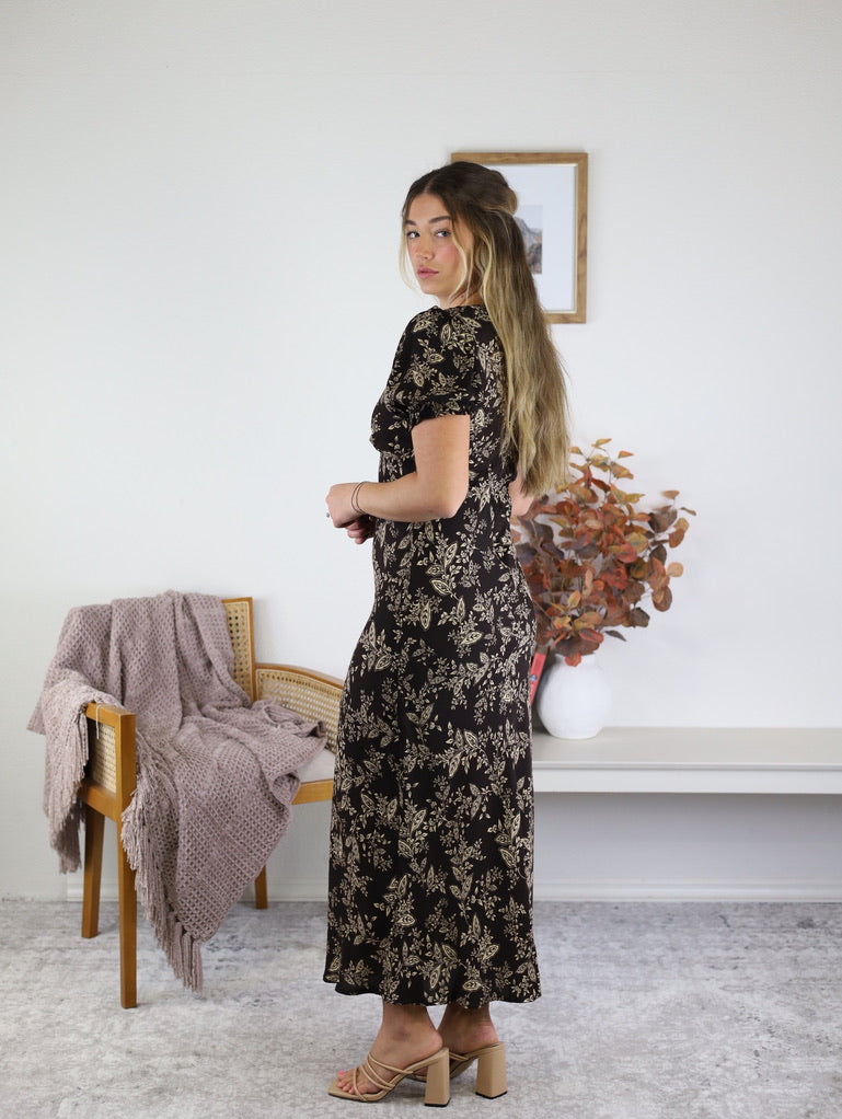 Tiffany Paisley Floral Midi Dress