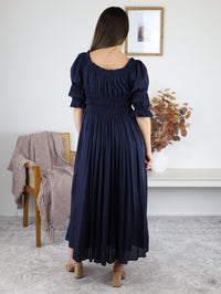 Camella Smocked Midi Dress