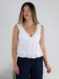 Harlow Lace Trim Cami