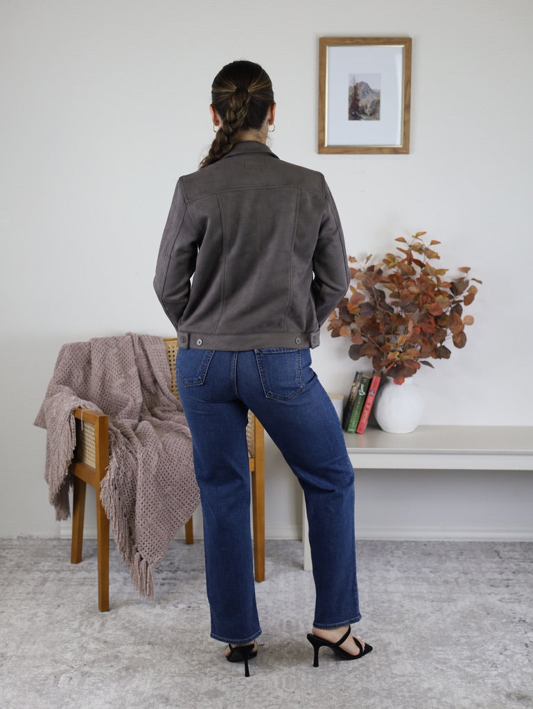 Lori Faux Suede Jacket