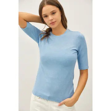 Crew Short Sleeve Top - Marina