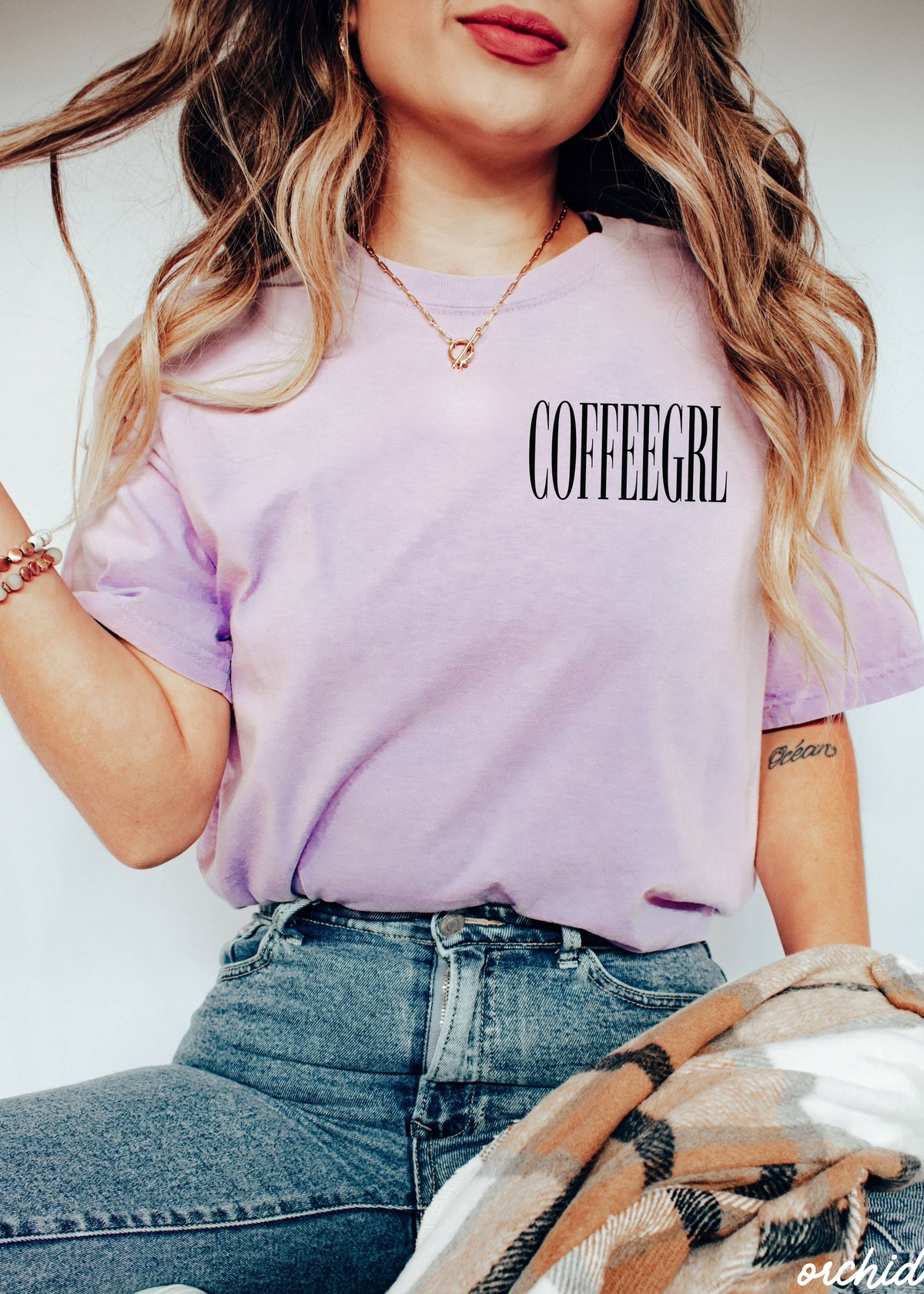 Chloe Vs Tank - Coffeegrl Coffee Comfort Colors Tee *19 Colors (S-3X): Large / Espresso