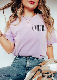 Chloe Vs Tank - Coffeegrl Coffee Comfort Colors Tee *19 Colors (S-3X): Large / Espresso