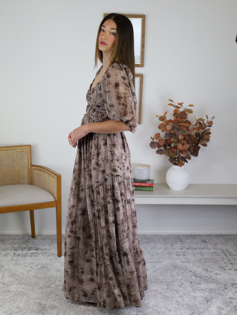 Eileen Floral Print Maxi Dress