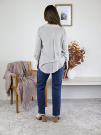 Aris Button Down Top