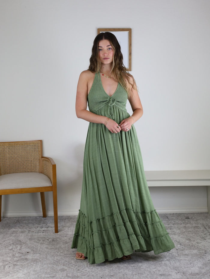 Whitner Halter Maxi Dress