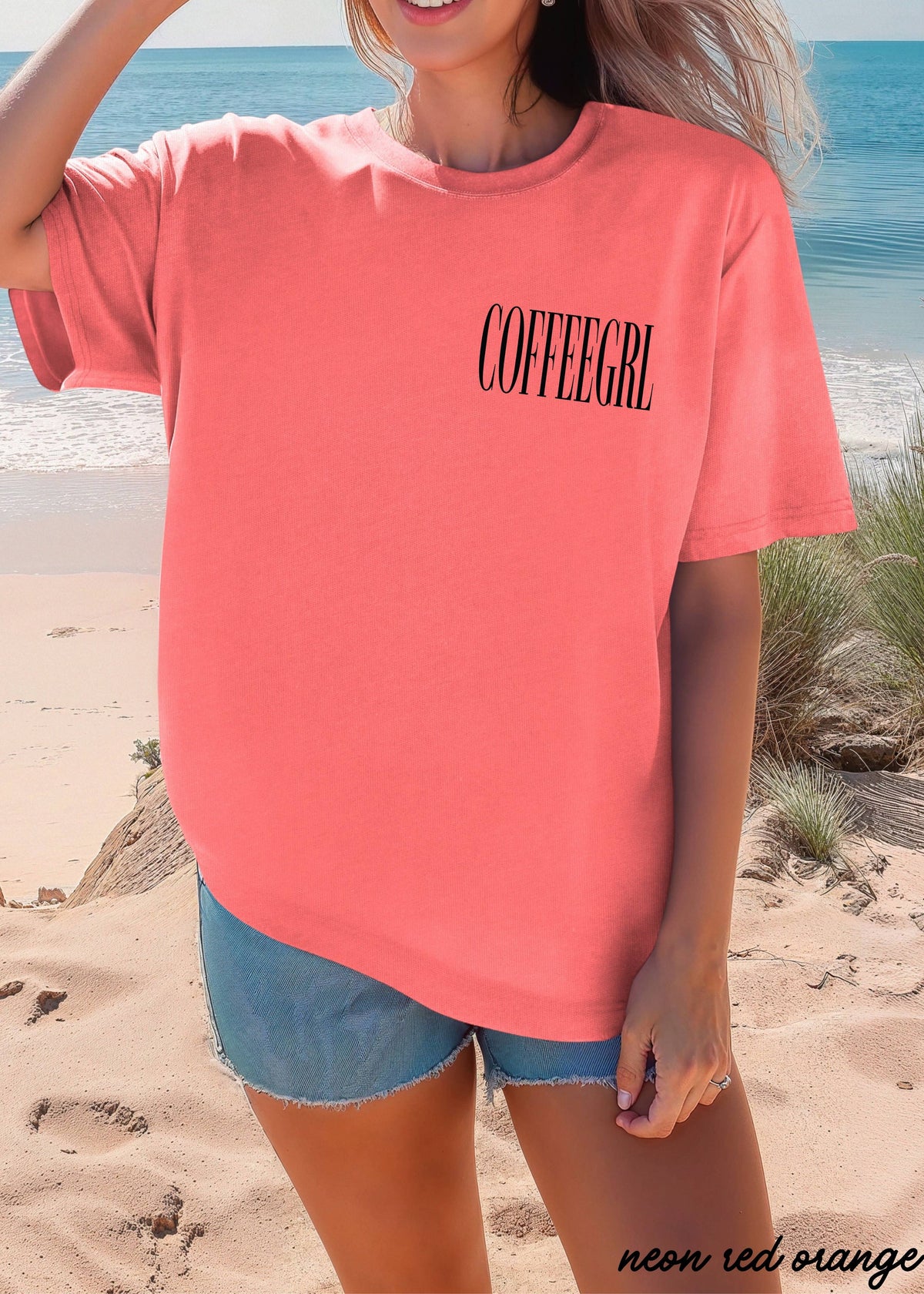Chloe Vs Tank - Coffeegrl Coffee Comfort Colors Tee *19 Colors (S-3X): Large / Espresso