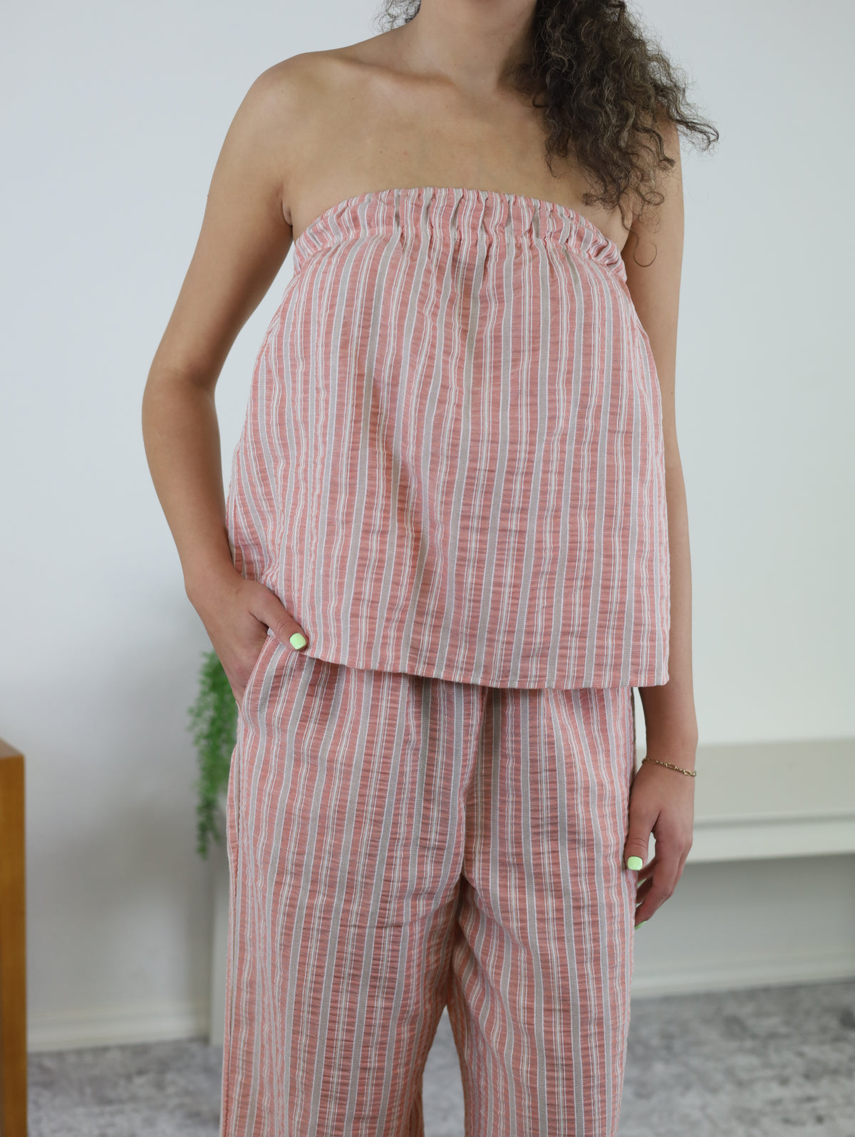 Roxie Strapless Top and Pant Set
