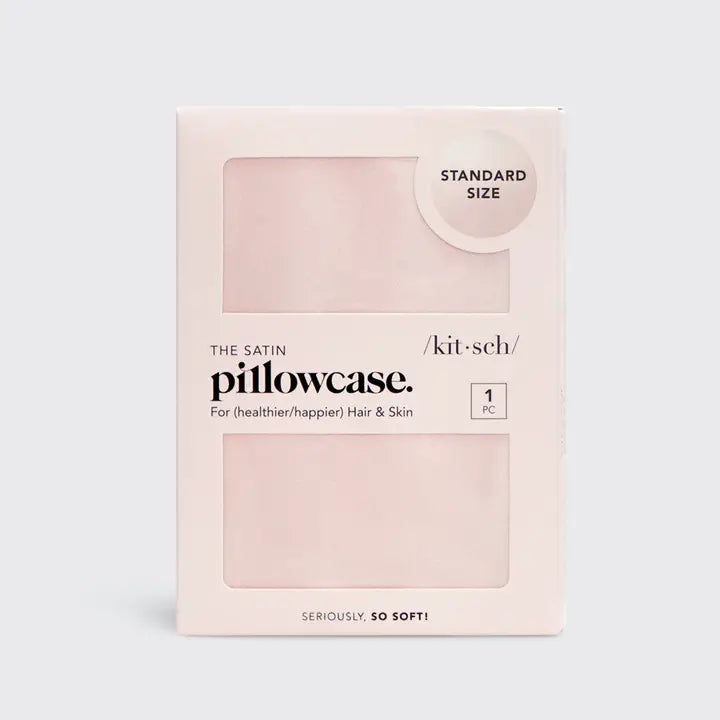 KITSCH Satin Pillowcase - Blush