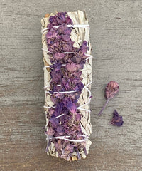 Picki Nicki - White Sage w/ Lavender Flowers Smudge Sticks in Bulk