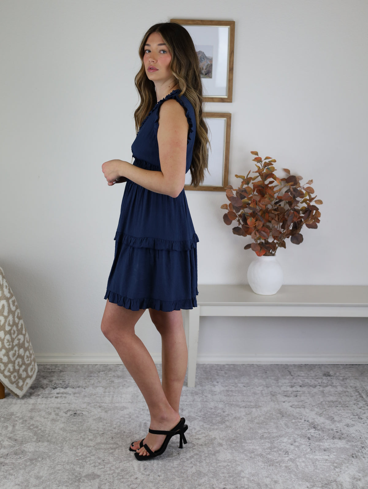 Lyla Mini Dress - Navy