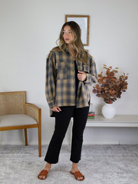 Oscar Mixed Plaid Shacket