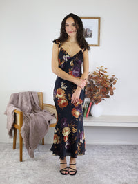 Nightfall Floral Midi Dress