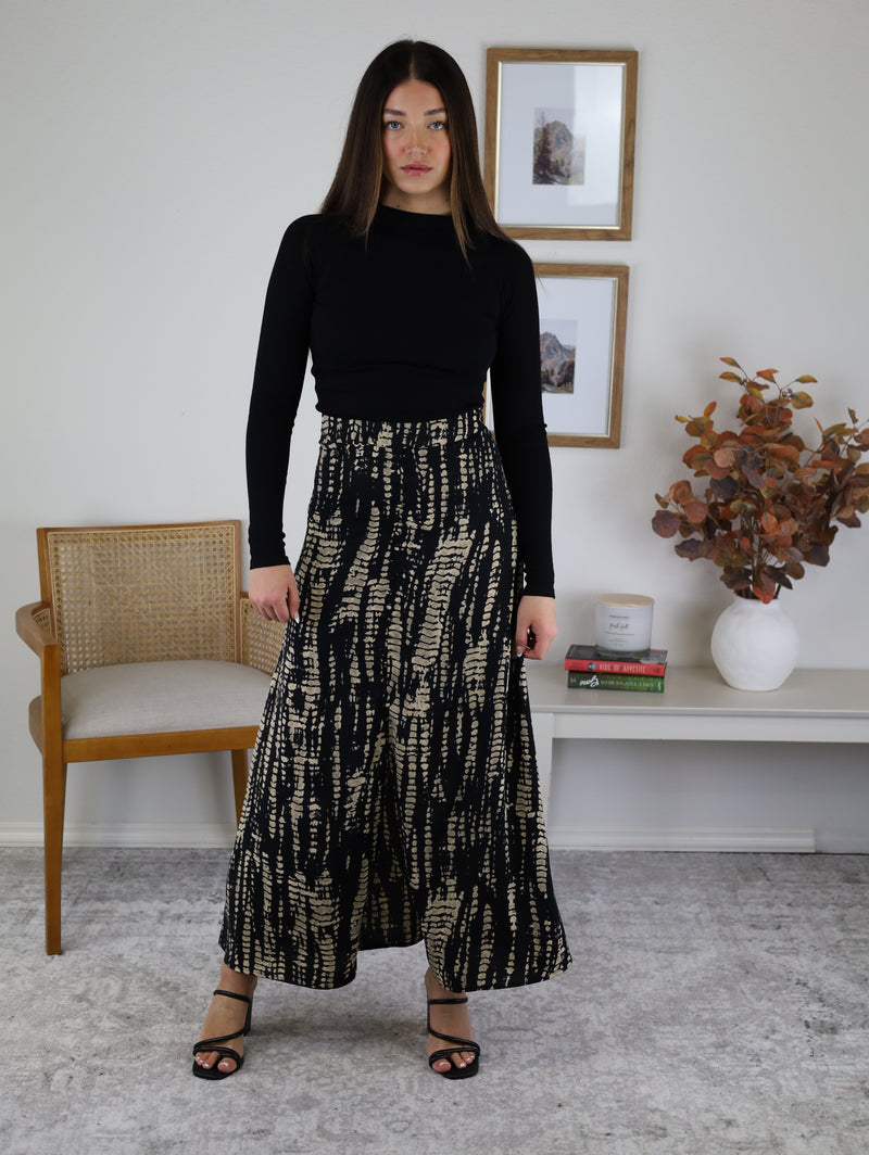 Hillside Multi Pattern Maxi Skirt