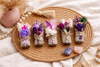 White Sage Hydrangea Flowers Smudge Sticks