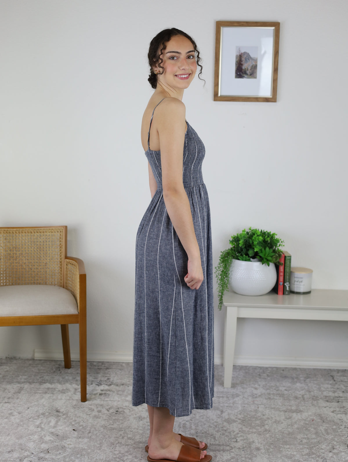 Romy Striped Maxi Dress