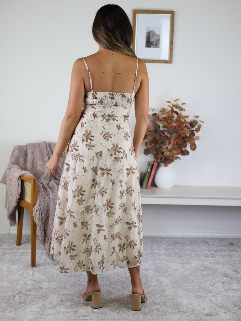 Ellis Floral Midi Dress