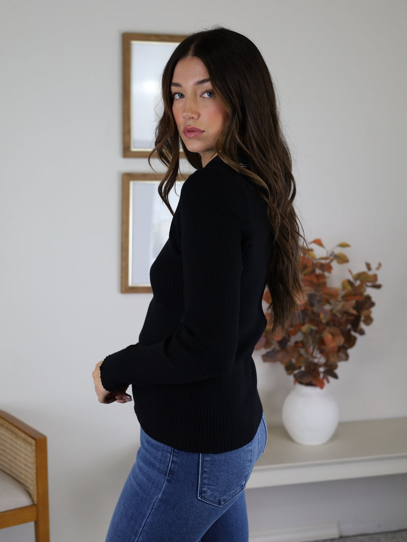 Cynthia Henley Sweater - Black