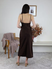 Fallon Cowl Neck Midi Dress