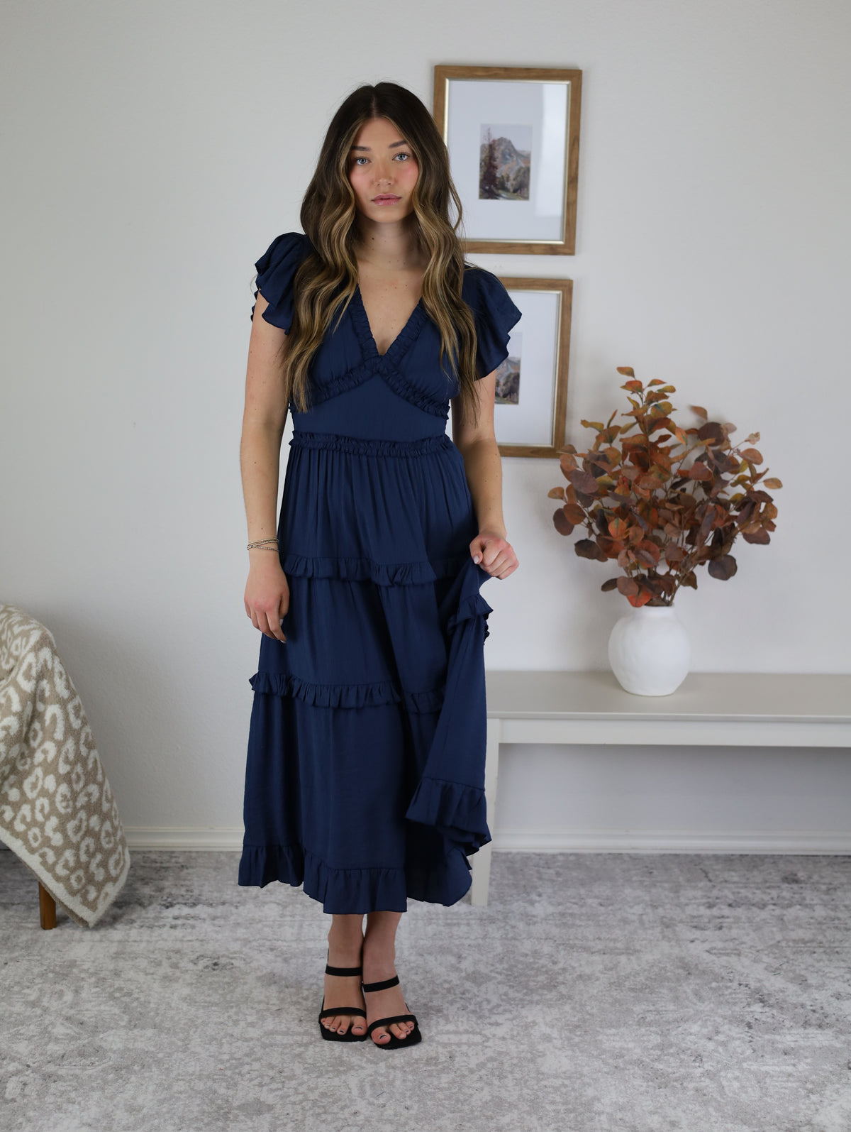 Mad About You Midi Dress - Navy