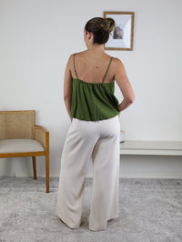 Reneece Cami Top with Bubble Hem