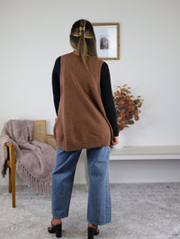 Stagecoach Oversized Sweater Vest - Final Sale