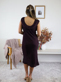 Bobbi Drape Back Midi Dress