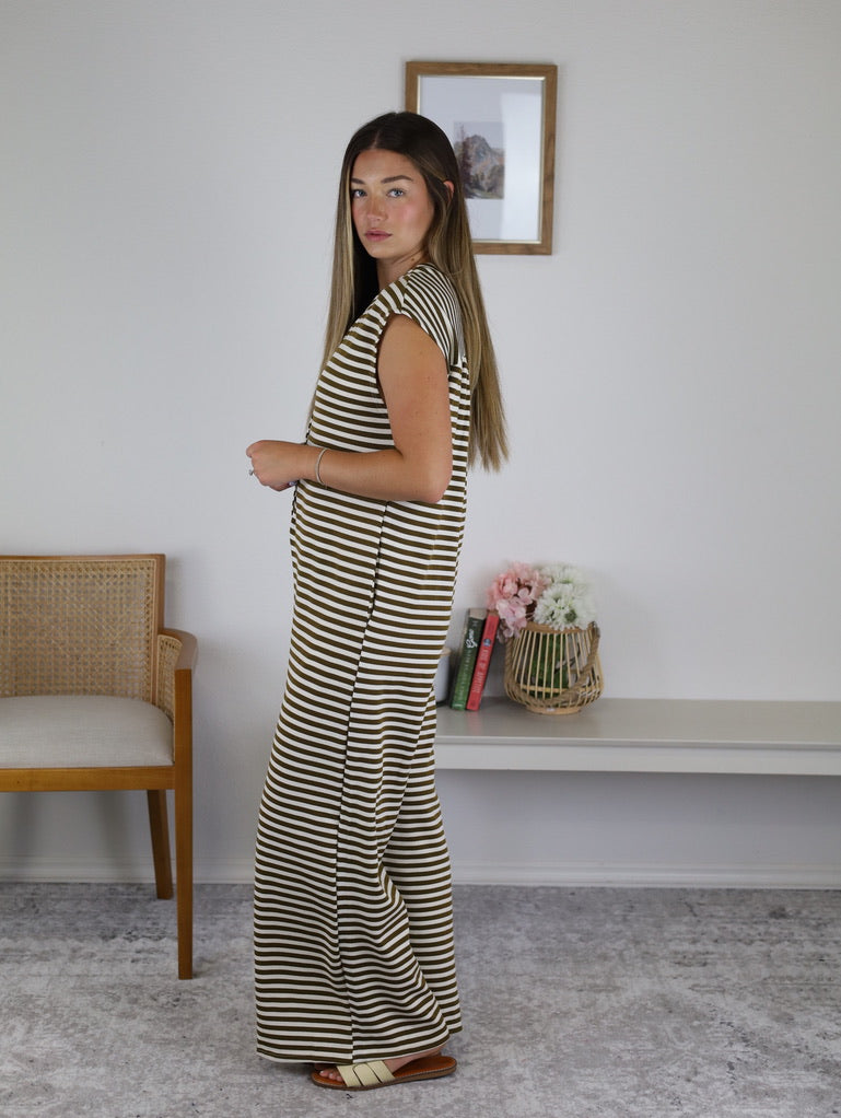 Mora Striped Jumpsuit