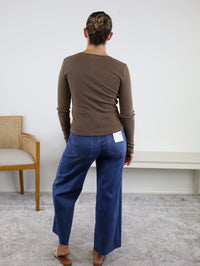 Brady High Rise Wide Leg Denim