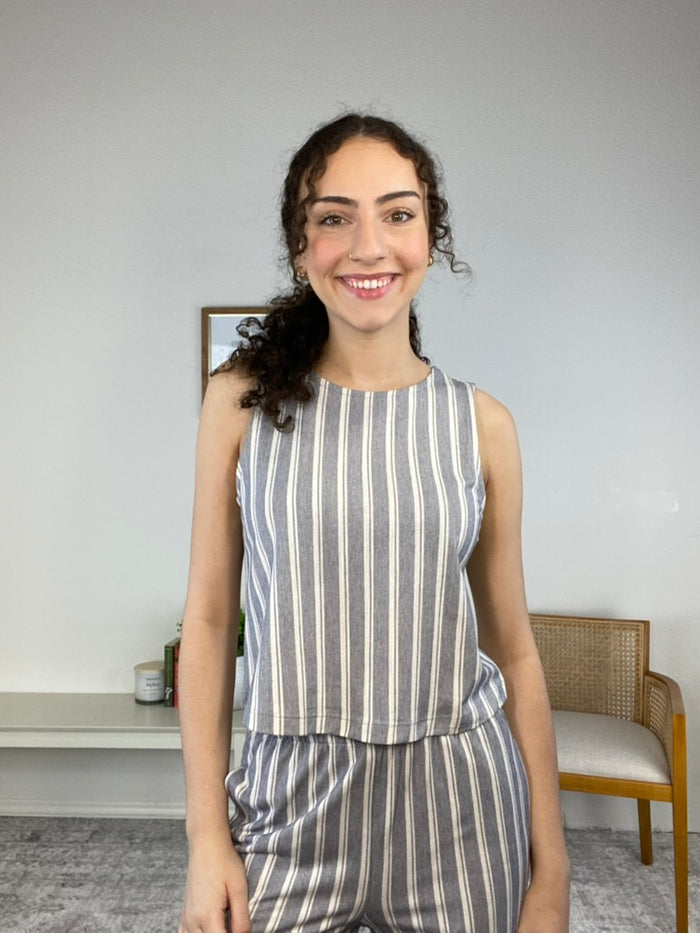 Sloane Knit Striped Top