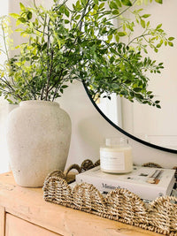 Welcome Home 22 oz soy candle with biodegradable cork lid, housewarming gift idea