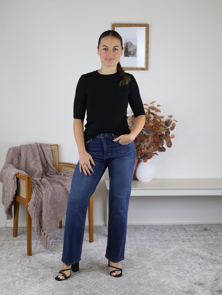 Crew Short Sleeve Basic Top