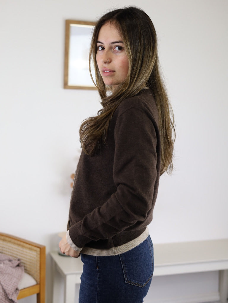 Billie Two Tone Cardigan