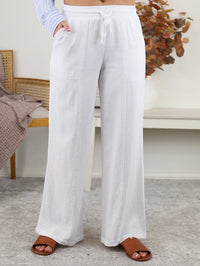 Solana Pant - White
